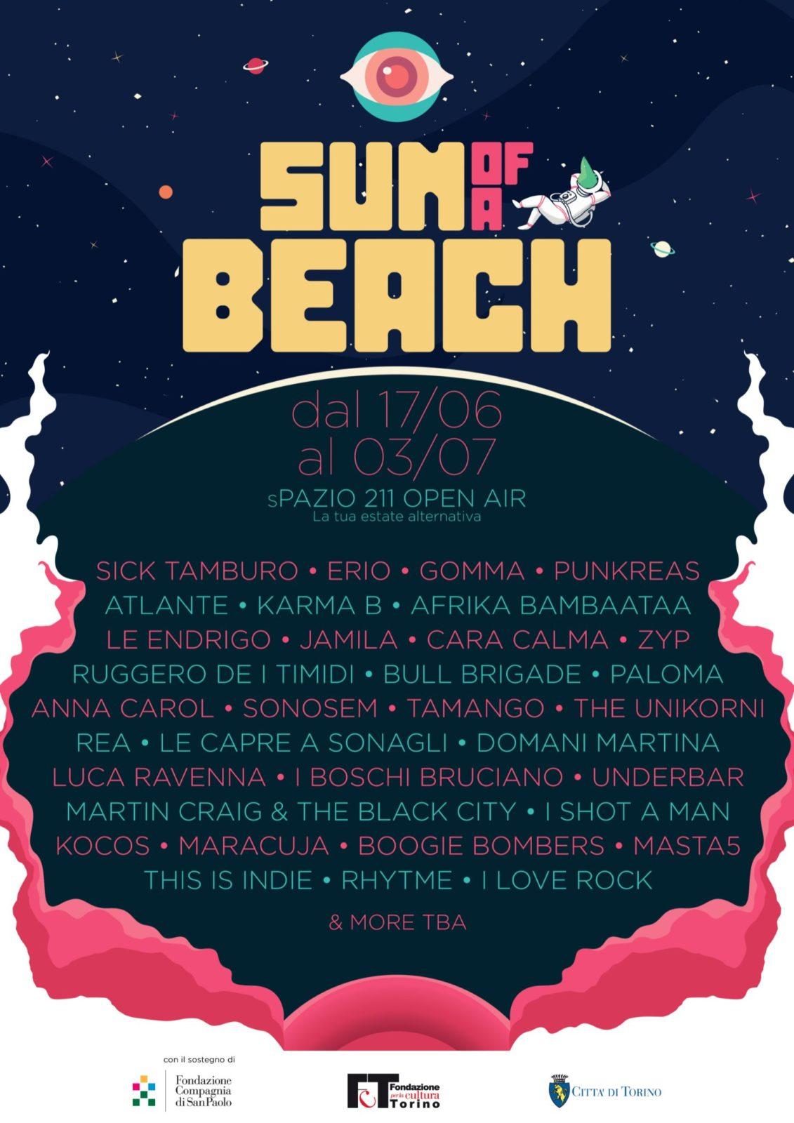 Sun of a beach - Estate a Torino allo Spazio211