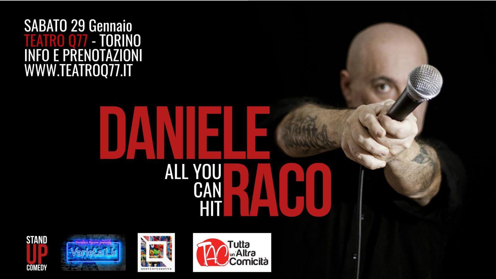 All you can hit - Daniele Raco - Sala Q77 Torino