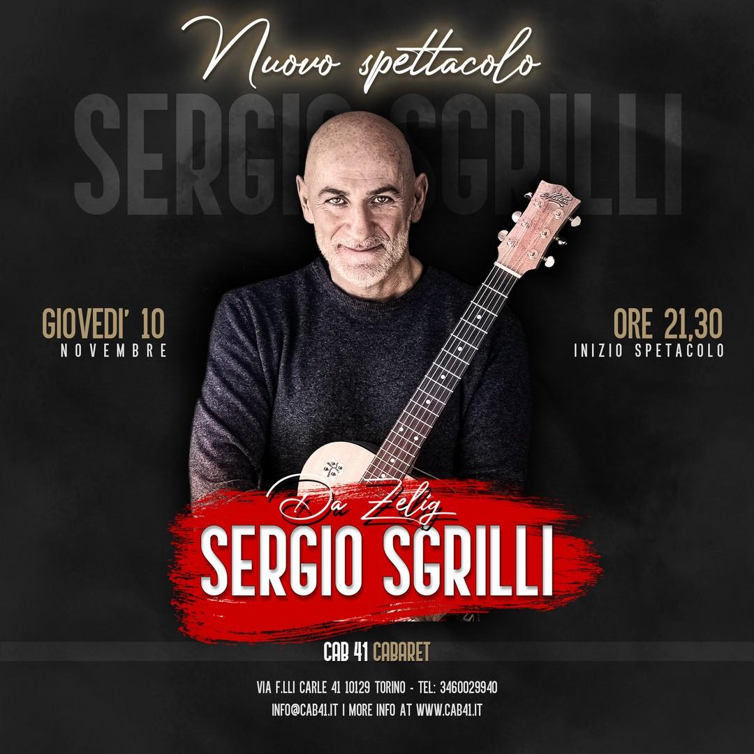 Sergio Sgrilli al Cab41 di Torino