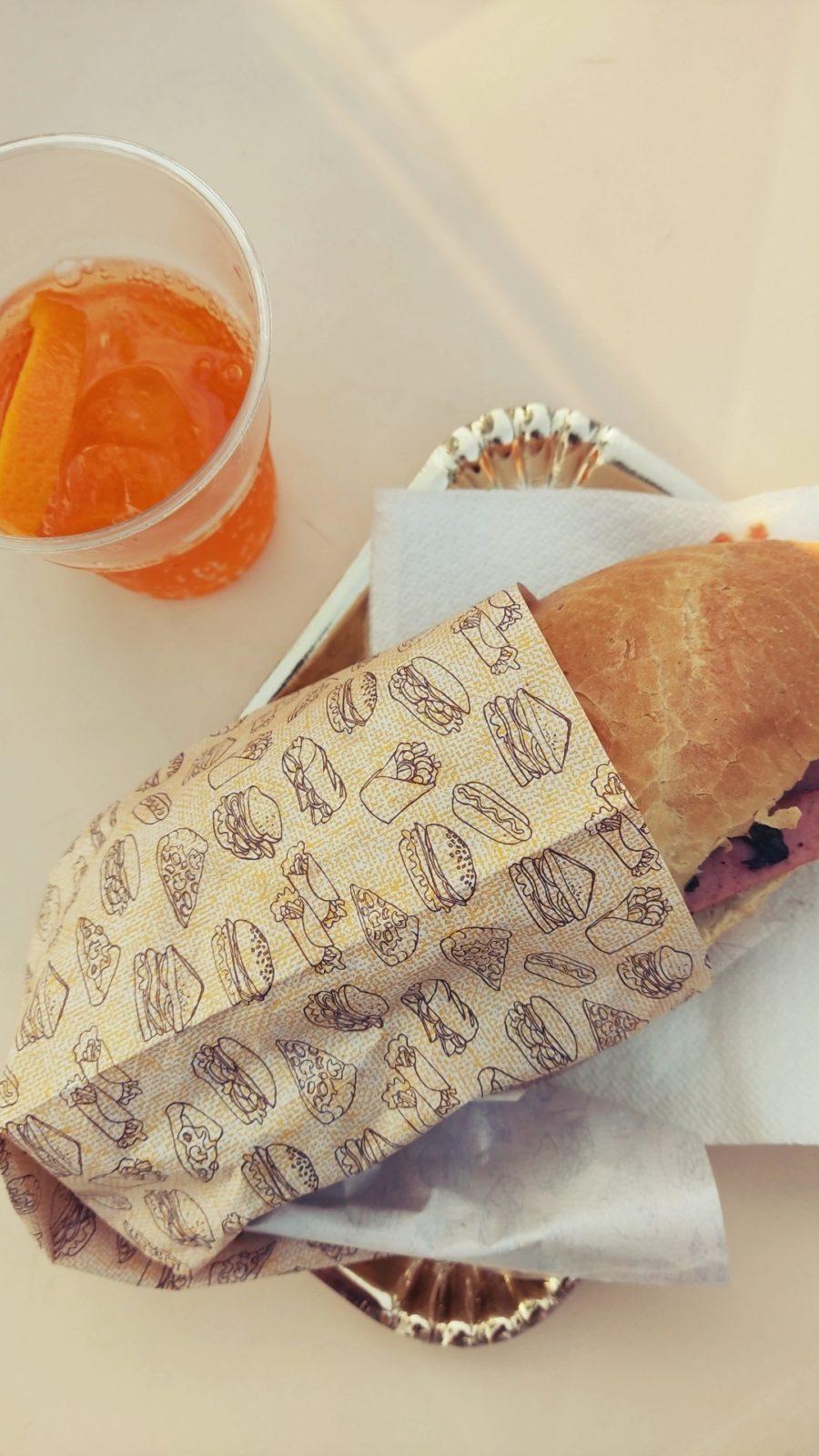 Panino al chiosco di Piazza d'Armi a Torino