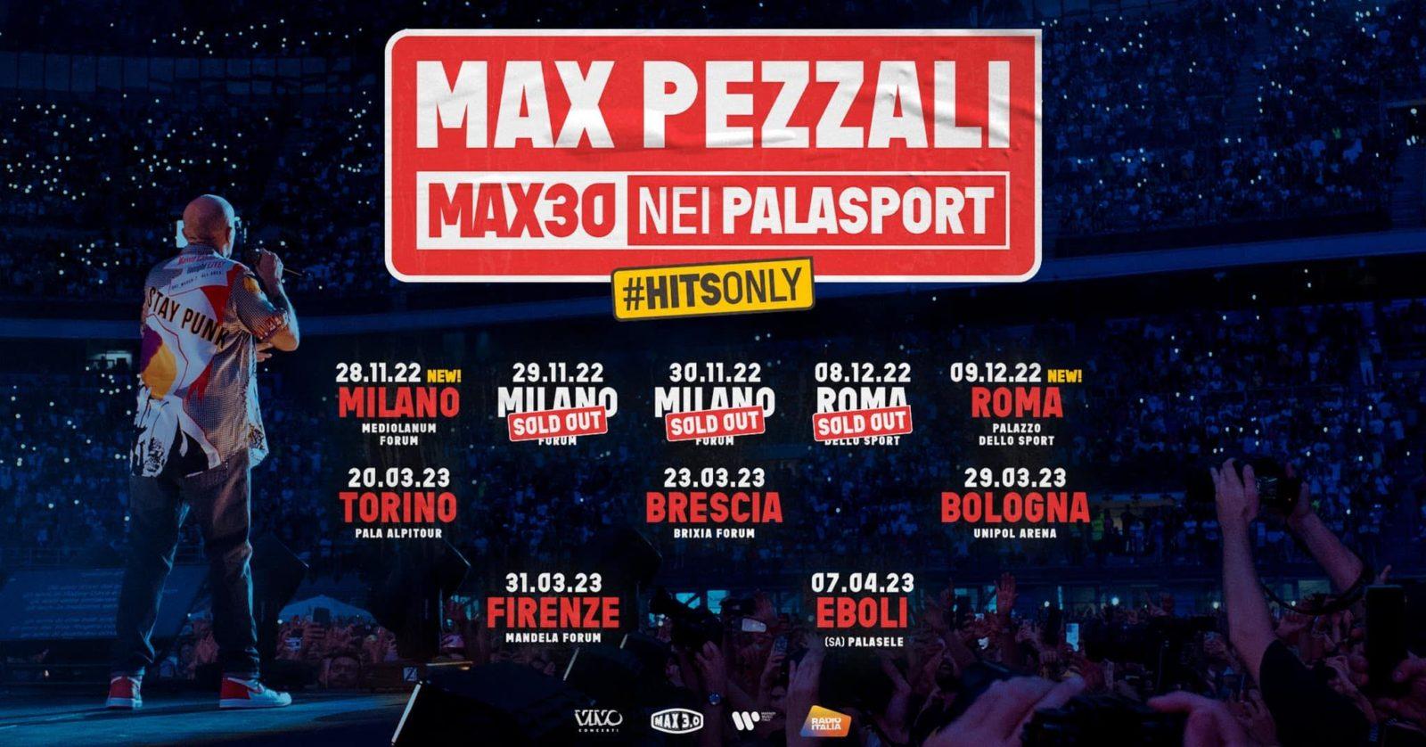 Max Pezzali al Pala Alpitour di Torino