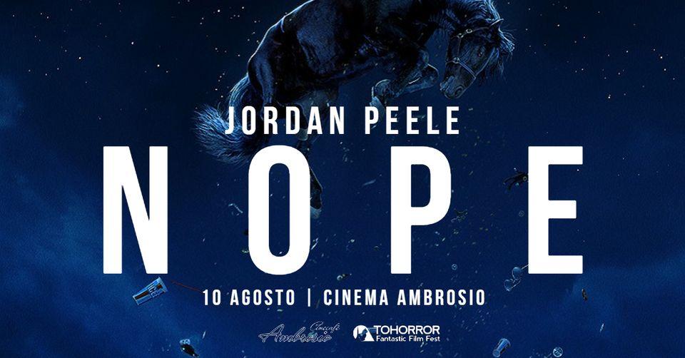 Nope di Jordan Peele - anteprima original version al Cinema Ambrosio