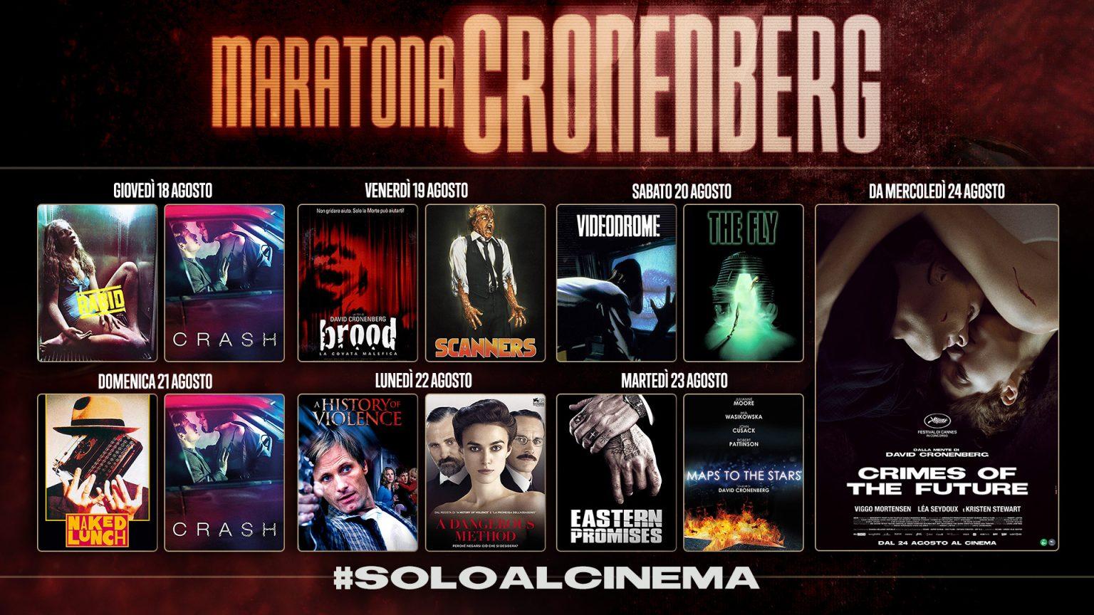 Maratona Cronenberg - Cinema Ambrosio