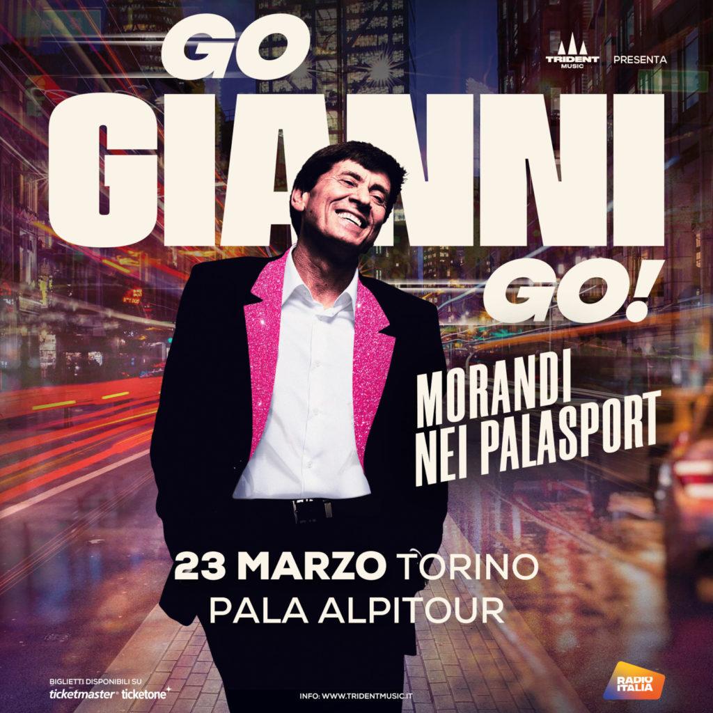 Gianni Morandi al Pala Alpitour di Torino