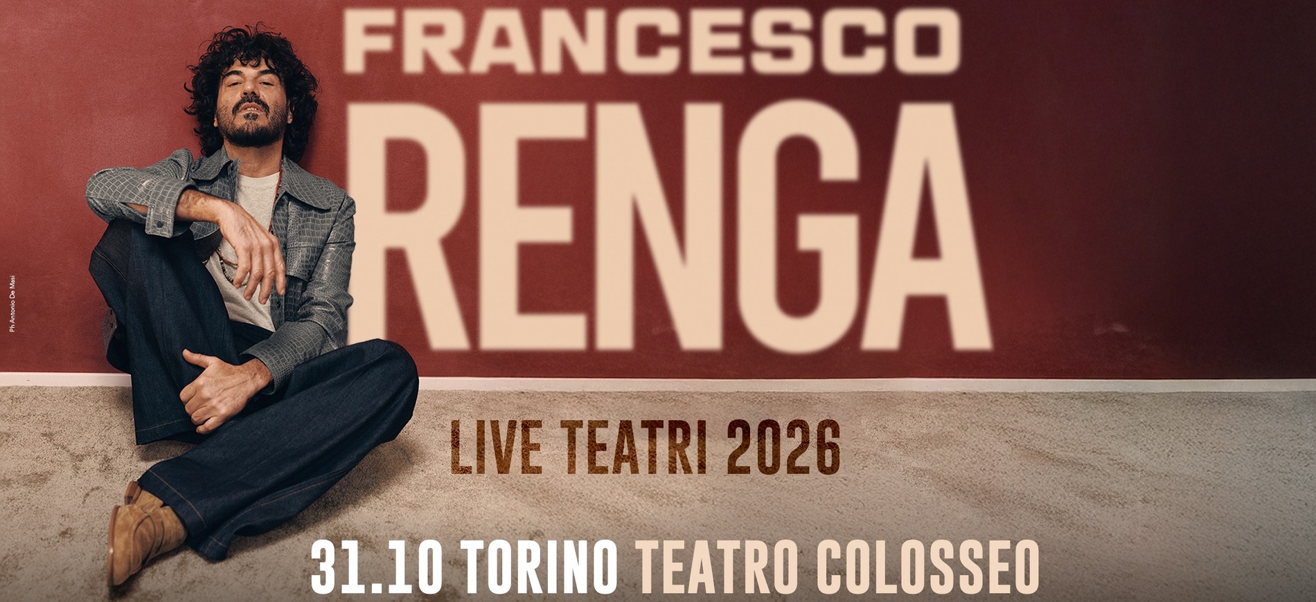 Francesco Renga - Teatro Colosseo a Torino
