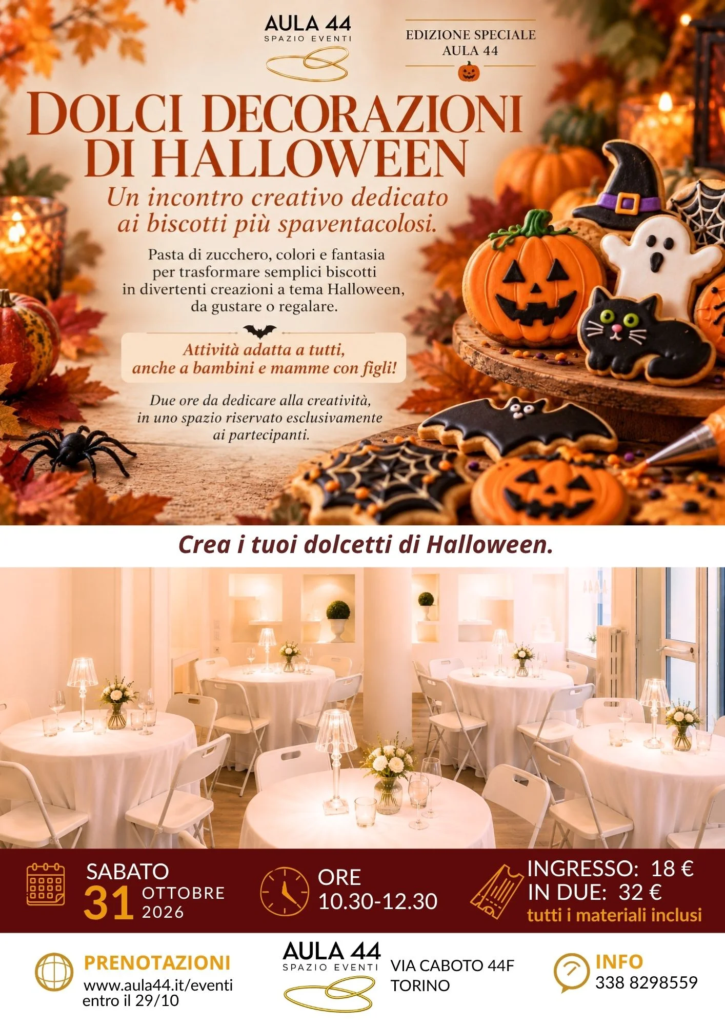 Dolci decorazioni di Halloween